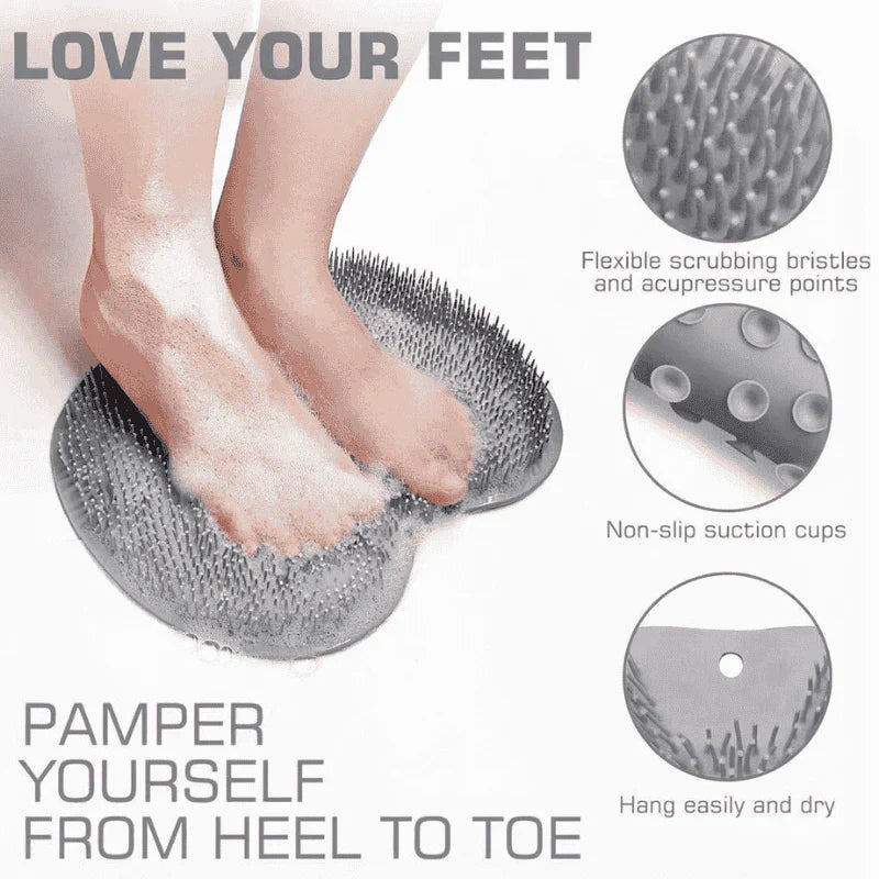 FlexScrub™ - Shower Foot Scrubber & Massager