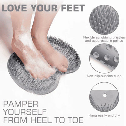 FlexScrub™ - Shower Foot Scrubber & Massager
