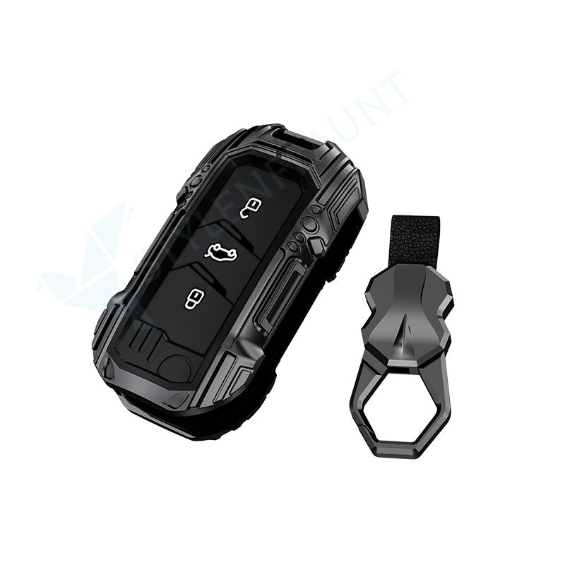 Mahindra Thar Roxx | XUV 700 | Thar | Scorpio-N 2023 | 3X0 Luxury Premium Beast Metal Smart Car Design Key Cover Key Case With Key Chain ( 3 buttons ) Flipkey