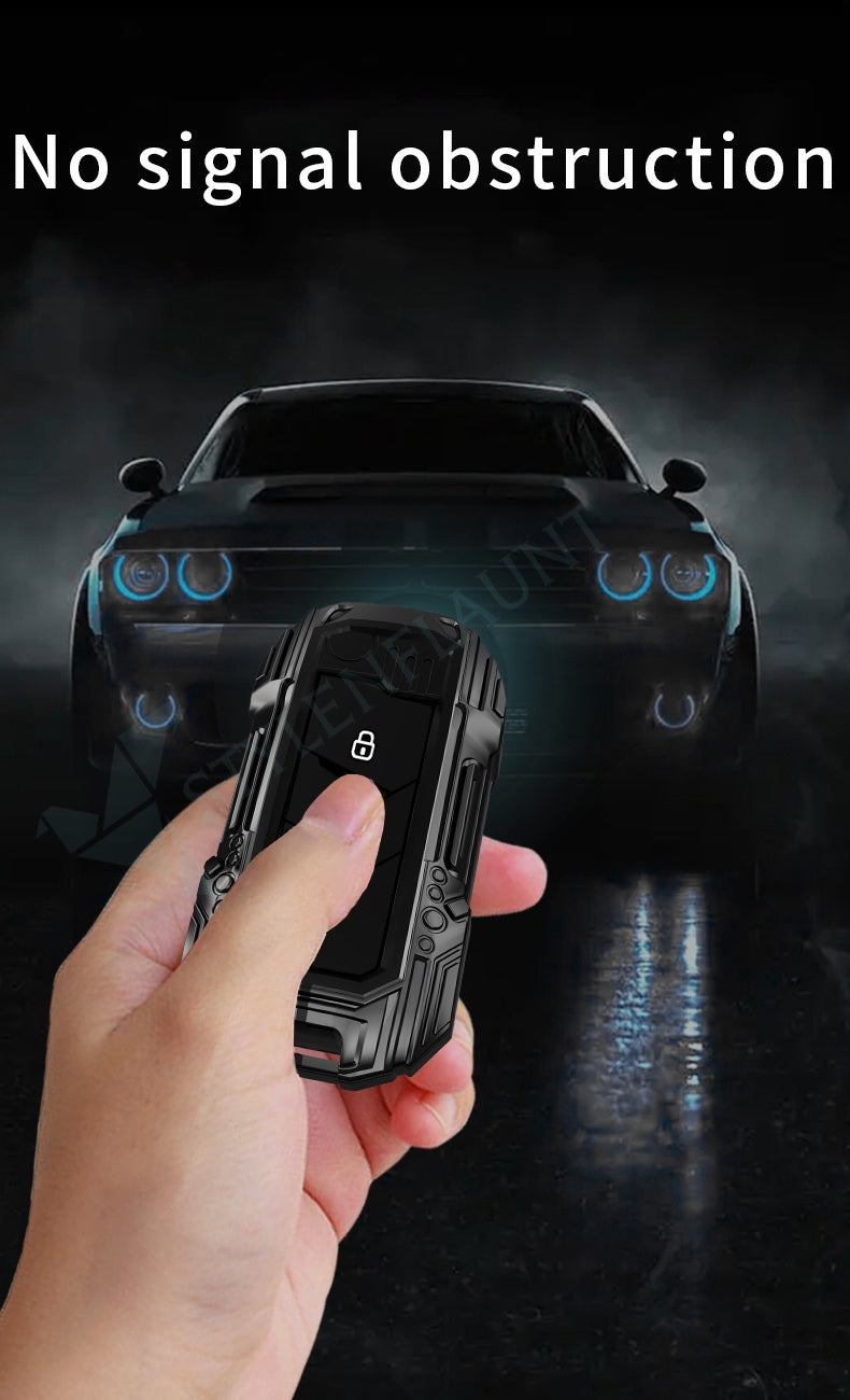 Mahindra Thar Roxx | XUV 700 | Thar | Scorpio-N 2023 | 3X0 Luxury Premium Beast Metal Smart Car Design Key Cover Key Case With Key Chain ( 3 buttons ) Flipkey