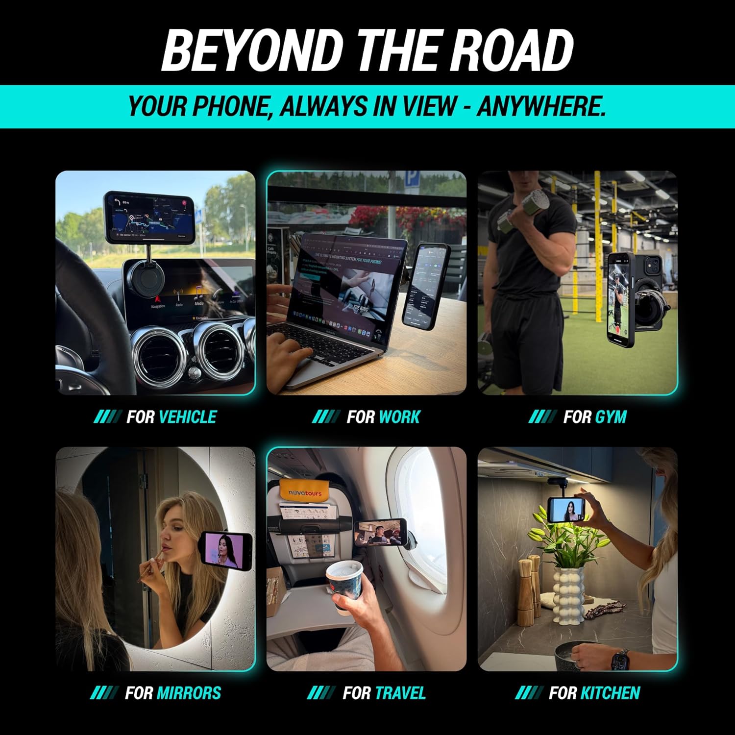 360° MagPro Magnetic Phone Holder