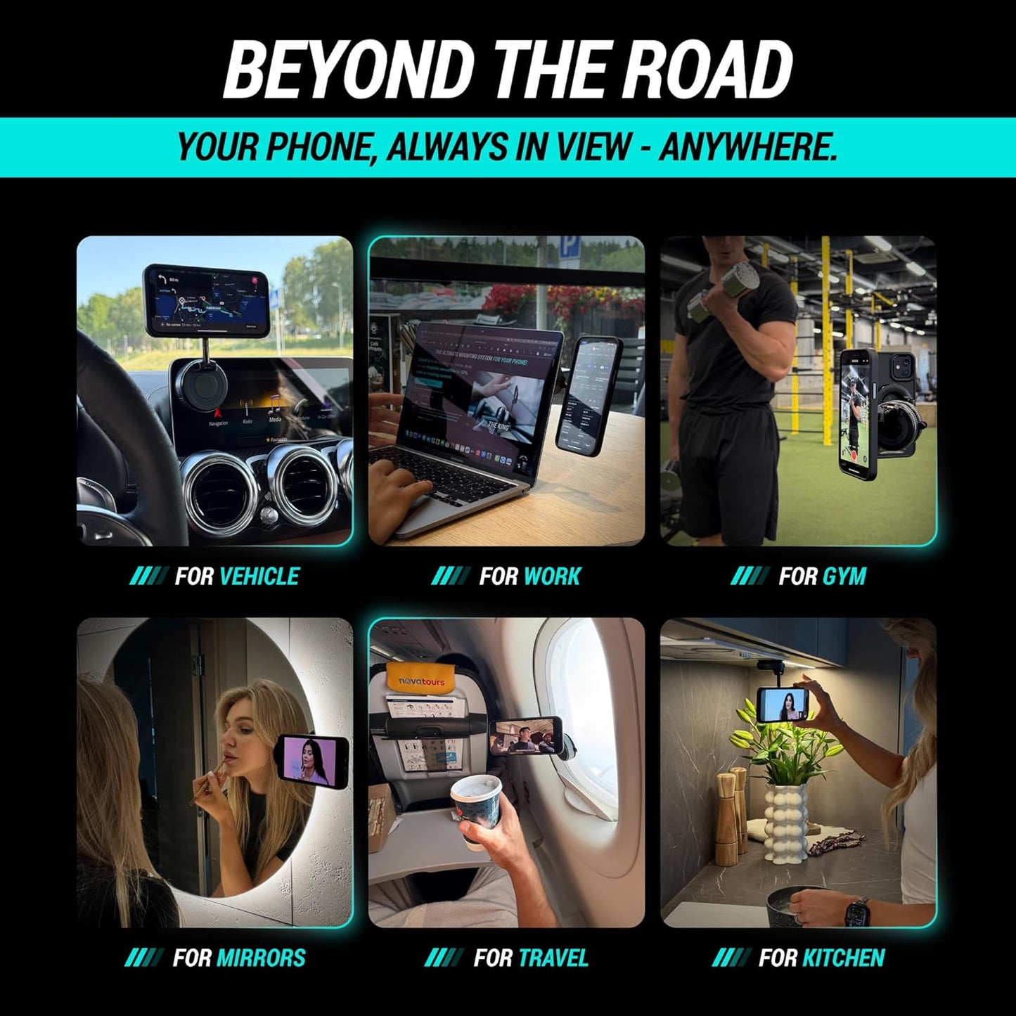 360° MagPro Magnetic Phone Holder