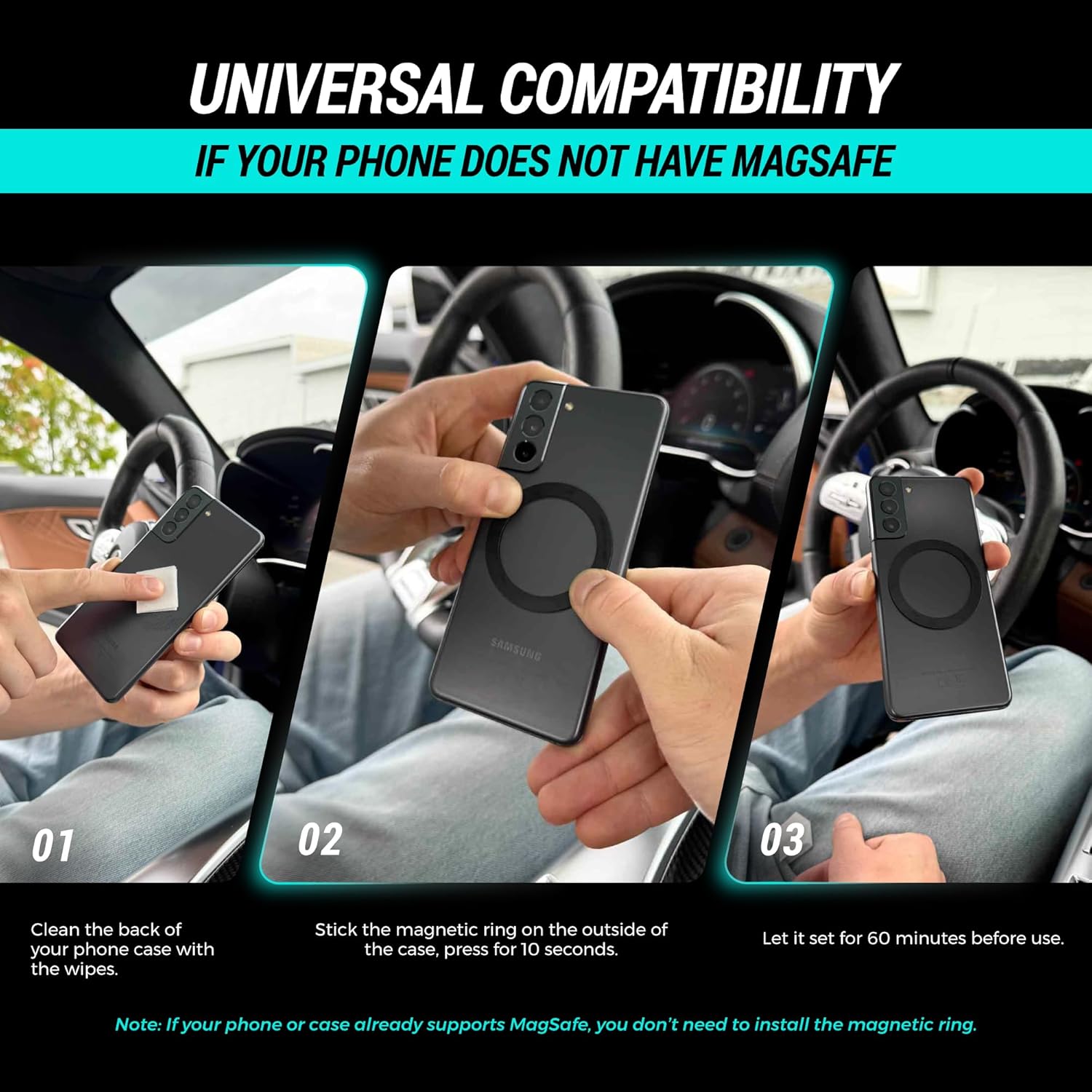 360° MagPro Magnetic Phone Holder