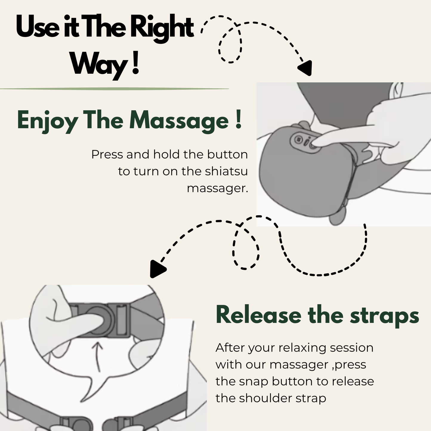 Shiatsu Turtle Neck Massager