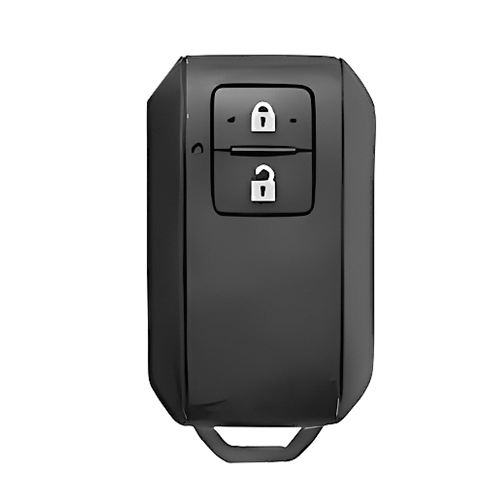 Toyota Hyryder | Glanza | Urban Cruiser Luxury Premium Metal Smart Car Key Cover Soft Silicon Car Case Key Case With Key Chain( 2 Button )